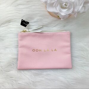 Saks Fifth Avenue Pink “Ooh La La” Makeup Bag